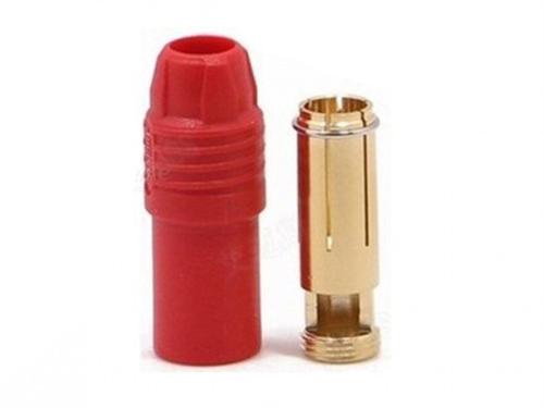 AS150 Amass 7.0mm Anti-spark connector (RED Female) [AM-AS150-01F-RED]